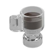 Equipment Stein/Cup with Dark Brown Drink Pattern (Trans-Clear)