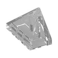 Brick Sloped 45° 2 x 1 Triple with Inside Stud Holder (Trans-Clear)
