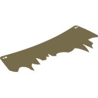 Sail, Tattered, 21 x 8 (Tan)