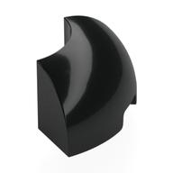 Brick Round Corner 2 x 2 x 1 (Black)
