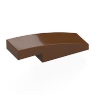 Brick Curved 3 x 1 x 2/3 (Reddish Brown)
