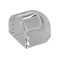 Brick Round 1 x 1 x 2/3 Half Circle, Curved Top (Trans-Clear)