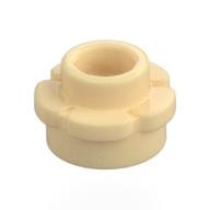 Plant, Flower, Plate Round 1 x 1 with 5 Petals (Tan)