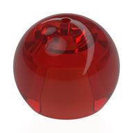 Helmet Round Sphere with Small Hole (Trans-Red)
