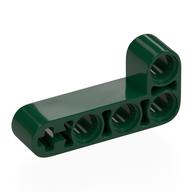 Technic Beam 2 x 4 L-Shape Thick (Dark Green)