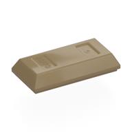 Tile Special 1 x 2 with Sloped Walls AKA Money / Gold Bar [Ingot] (Dark Tan)
