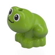 Animal, Frog Sitting with Black Eyes Print (Lime)