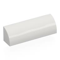 Brick Curved 1 x 4 x 1 (White)