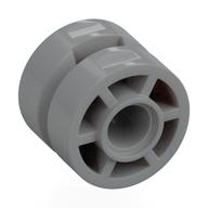 Wheel 14mm D. x 9.9mm with Centre Groove, Fake Bolts Large and 6 Spokes (Light Bluish Gray)
