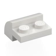 Brick Curved 2 x 2 with 1 x 2 Cutouts (White)