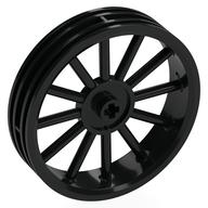 Wheel 56 x13 with Spokes (Black)