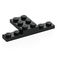 Plate Special 1 x 6 Double with 2 x 3 Extension (Black)