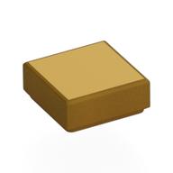 Tile 1 x 1 with Gold Surface Print (Pearl Gold)
