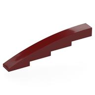 Brick Curved 1 x 8 x 1 2/3 (Dark Red)