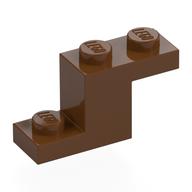 Bracket 1 x 3 x 1 1/3 (Reddish Brown)
