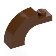 Brick Arch 1 x 3 x 1 2/3 Curved Top (Reddish Brown)
