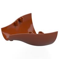 Technic Panel Bell, Half Curve 10 x 11 x 5 1/2 (Dark Orange)