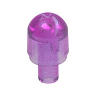 Light Cover with Internal Bar / Bionicle Barraki Eye with Hole in Bar (Opal Trans-Dark Pink)