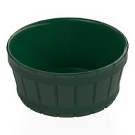 Barrel Half Large with Axle Hole (Dark Green)