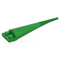 Plate Special 1 x 2 with Angular Extension and Flexible Bright Green Tip (Bright Green)