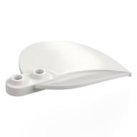 Plant, Leaf/Petal 4 x 6 x 1 1 / 3 (White)