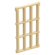 Door Grill 1 x 4 x 6 (Tan)