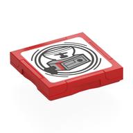 Tile Special 2 x 2 with SMART Tag with Beverage Dispenser Print (Red)