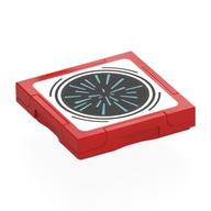Tile Special 2 x 2 with SMART Tag with Hyperdrive Print (Red)