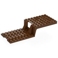 Vehicle Base, Trailer Half 6 x 16 x 2 2/3 (Reddish Brown)