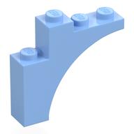 Brick Arch 1 x 4 x 3 (Bright Light Blue)