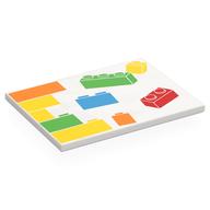 Tile 6 x 8 with LEGO Bricks, Wall Print (White)