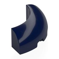 Brick Round Corner 3 x 3 x 1 No Studs (Dark Blue)