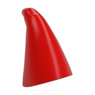 Hat Cone Drooping [Plain] (Red)