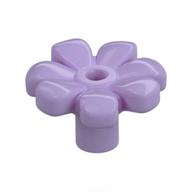 Plant, Flower, Minifig Accessory with 7 Thick Petals and Pin, Center Ring (Lavender)