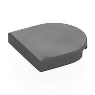 Tile Round 2 x 2 Half Circle (Dark Bluish Gray)