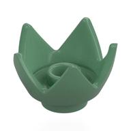 Crown / Flower / Egg Shell Half (Sand Green)