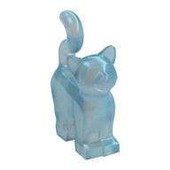Animal, Cat, Standing New Style [Plain] (Opal Trans-Light Blue)