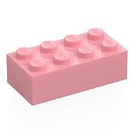 Brick 2 x 4 (Warm Pink)