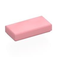 Tile 1 x 2 with Groove (Warm Pink)