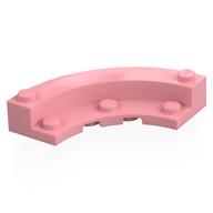 Brick Round Corner 5 x 5 Macaroni with 1/3 Inner Side (Warm Pink)
