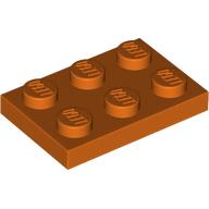 Plate 2 x 3 (Reddish Orange)