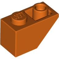 Brick Sloped Inverted 45° 2 x 1 (Reddish Orange)