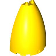 Cone Half 6 x 3 x 6 (Elliptic Paraboloid) (Yellow)