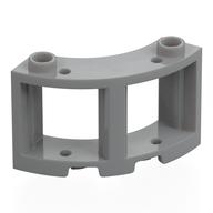 Window Round 3 x 3 x 2 (Light Bluish Gray)