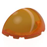Dome 6 x 3 x 3 Half (Trans-Orange)