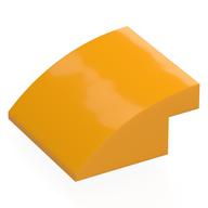 Brick Curved 4 x 4 x 1 2 / 3 (Bright Light Orange)