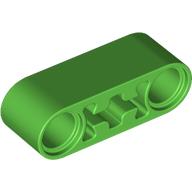 Technic Beam 1 x 3 Thick with Center Axle Hole (Bright Green)