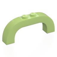 Brick Arch 1 x 6 x 2 Curved Top (Yellowish Green)