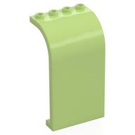 Panel 3 x 4 x 6 Curved Top (Yellowish Green)