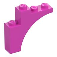 Brick Arch 1 x 4 x 3 (Dark Pink)